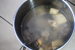 Remove the scum (after)