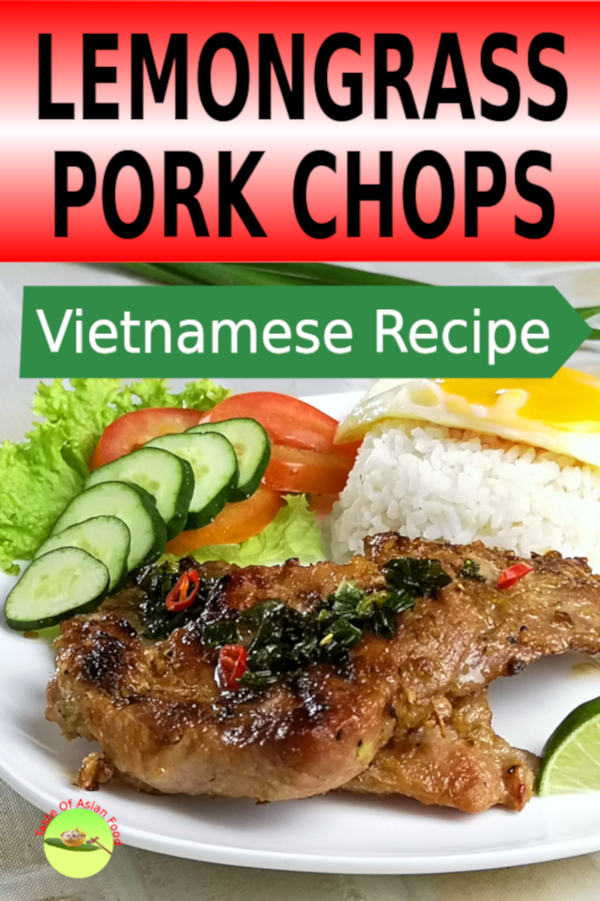 This Vietnamese style lemongrass pork chop is marinated and grilled to perfection. It is best to pair with the dipping sauce and scallion oil. The recipe is here : https://capital-scan.live/vietnamese-pork-chops/