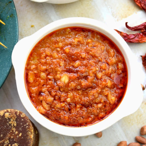 Peanut sauce (prepare from scratch)