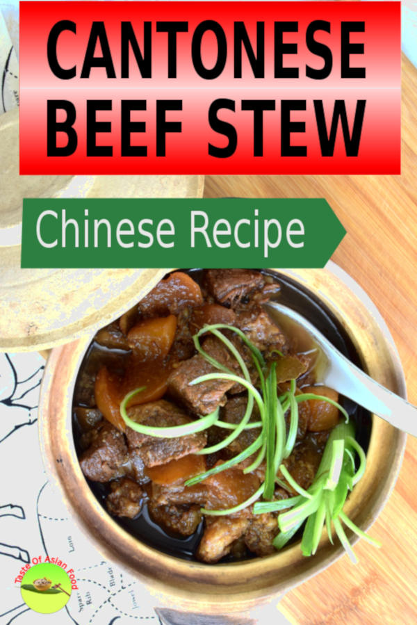 The most suitable cut for this Chinese beef stew is the beef brisket and tendon. They are relatively tough but very flavorful, which is ideal for stewing. Other cuts like chucks and rump can be used, but brisket contains layers of fats in between the lean meat which works best for slow cooking.