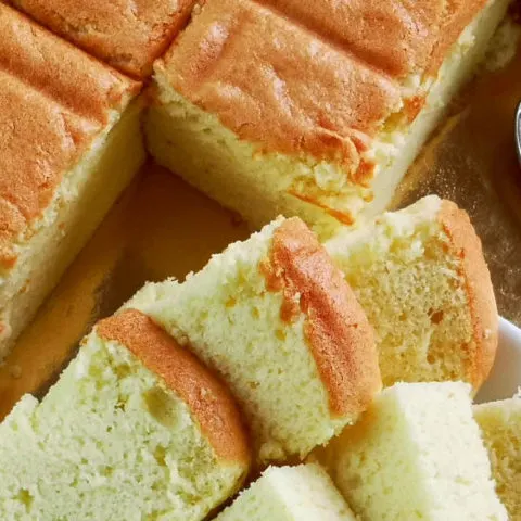 Japanese sponge cake is bouncy like a piece of sponge, with the soft and delicate texture resemble cotton when you tear it open. This articles will show you every detail of how to make Japanese cotton sponge cake. (with video).