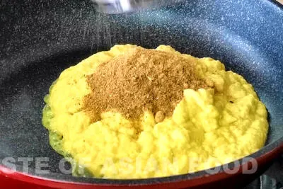 soto ayam recipe- saute spice