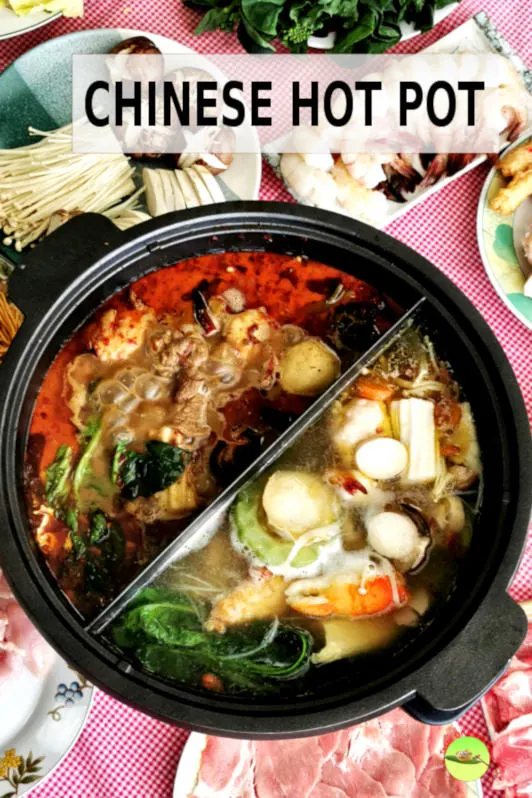 Chinese hot pot (火锅, huoguo, steamboat) is a popular cooking style that involves everyone cooking their food in a shared pot of broth.