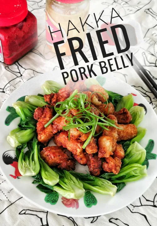 fried pork belly is a traditional Hakka recipe that uses fermented beancurd and Chinese five-spice powder as the main ingredients to marinate the meat.
It has become a popular dish among the Chinese family due to its simplicity and unique savory taste. fried pork belly