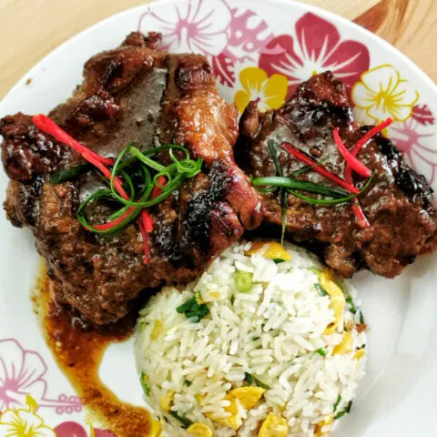 gaarlic pork chop recipe square