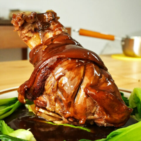 Braised pork knuckle (5) recipe square