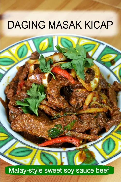 Daging Masak Kicap is a tantalizing Malay soy sauce beef recipe that bursts with Malaysian flavors. It is slow cook with traditional spices