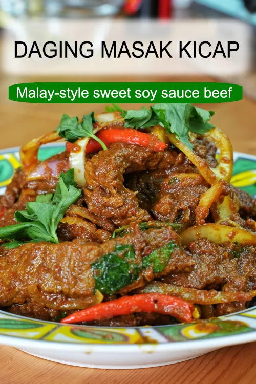 Daging Masak Kicap is a tantalizing Malay soy sauce beef recipe that bursts with Malaysian flavors. It is slow cook with traditional spices