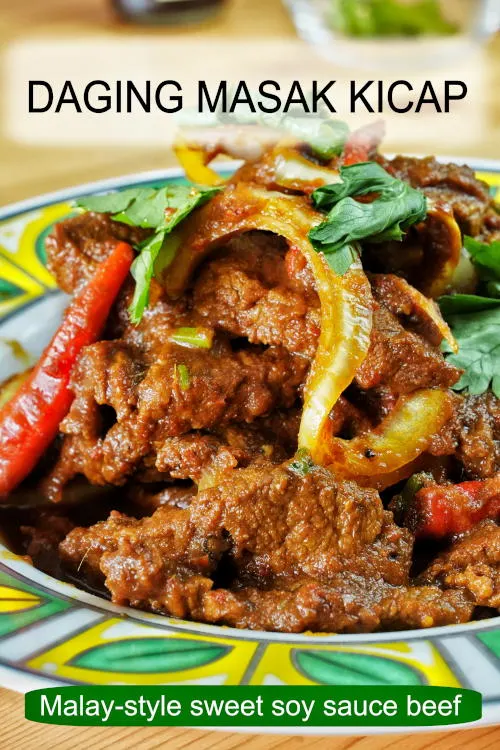 Daging Masak Kicap is a tantalizing Malay soy sauce beef recipe that bursts with Malaysian flavors. It is slow cook with traditional spices