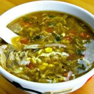 Hot and sour chicken soup featurered image