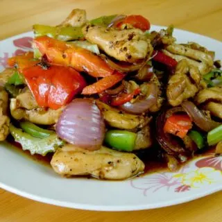 Black pepper chicken featured image