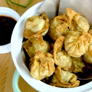 Fried wonton recipe featured image