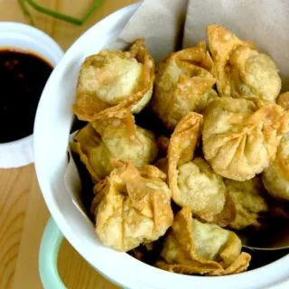 Fried wonton recipe featured image