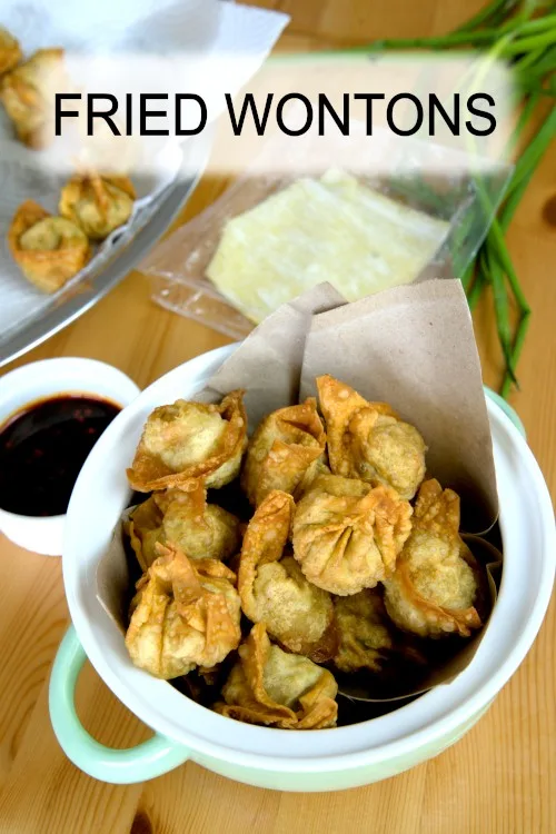 crispy fried wontons