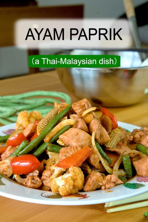 Ayam Paprik - Thai style stir-fry spicy chicken
