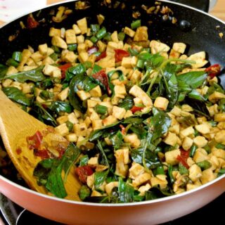Thai tofu basil recipe featured image