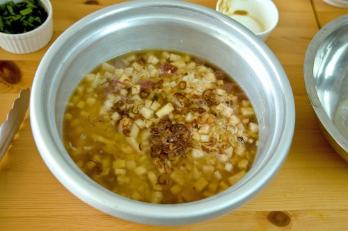 Cook the rice in the rice cooker