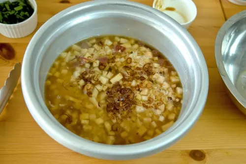 Cook the rice in the rice cooker