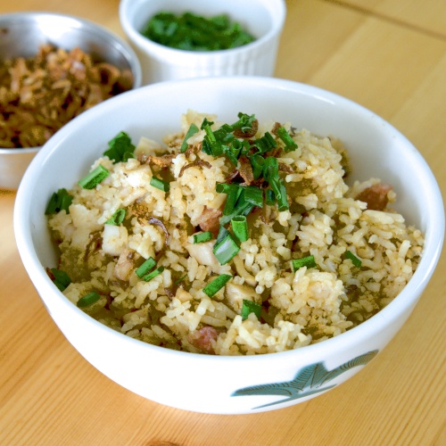 Taro Rice for dinner