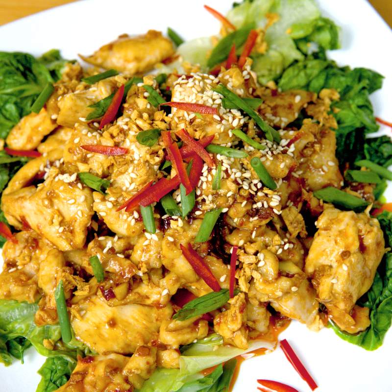 spicy garlic chicken recipe