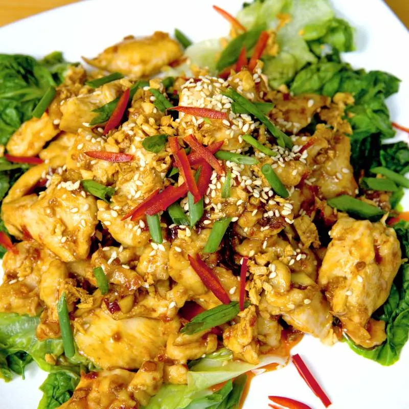 spicy garlic chicken recipe