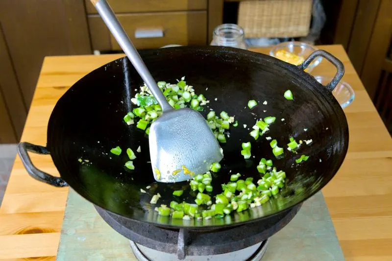 broccoli stem for Beef fried rice