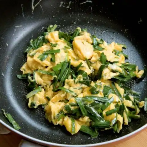 Stir-Fried Egg with Chives
