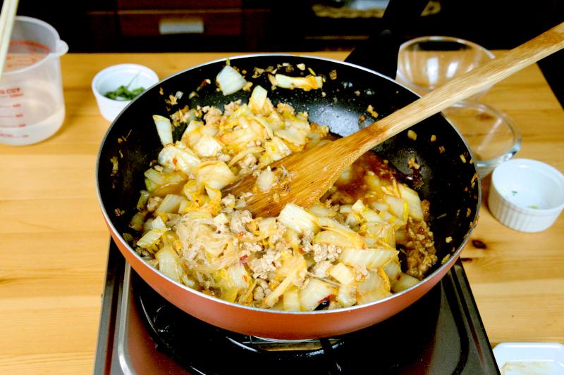 Cabbage Glass Noodles Stir-Fry