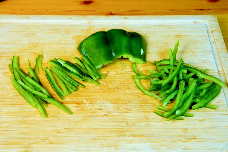 pork and pepper stir-fry