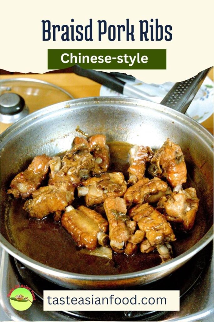 Chinese braised ork ribs recie