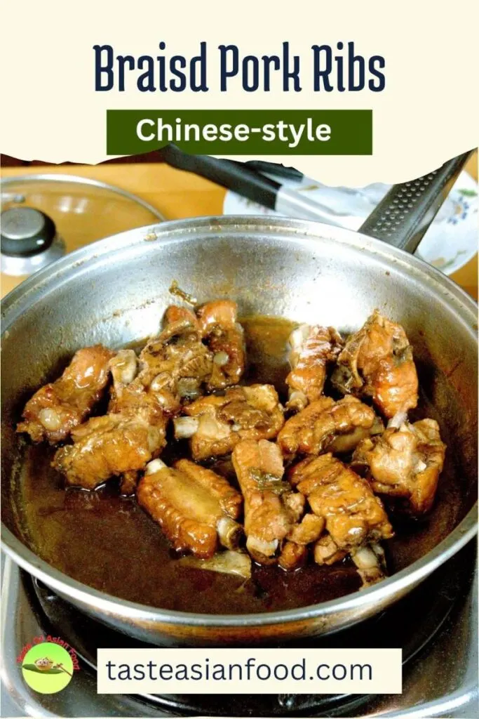 Chinese braised ork ribs recie