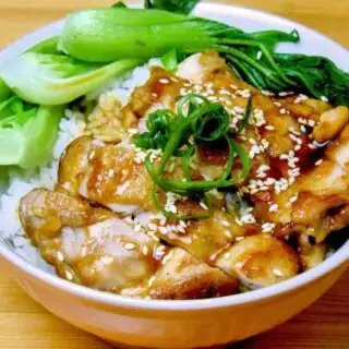 teriyaki chicken with rice featured image
