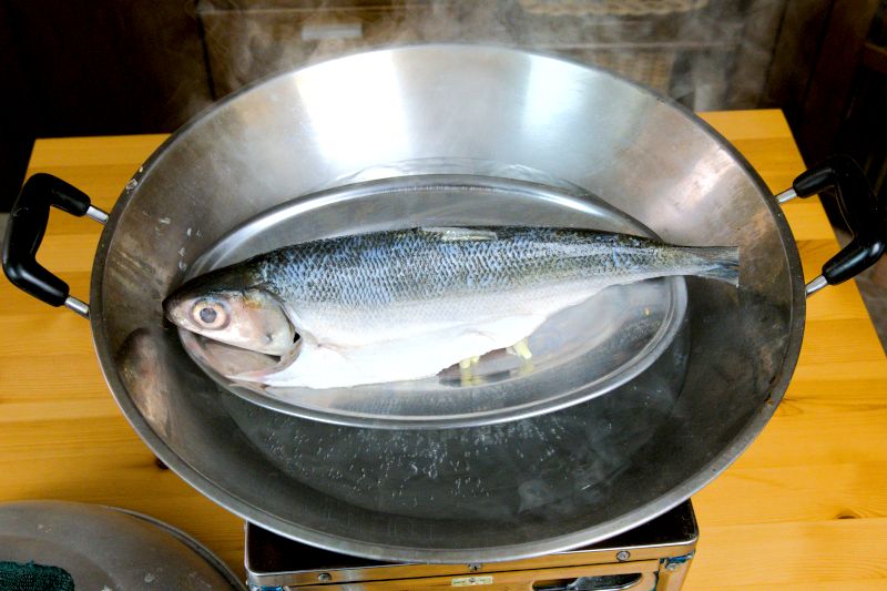 Cantonese steamed fish
