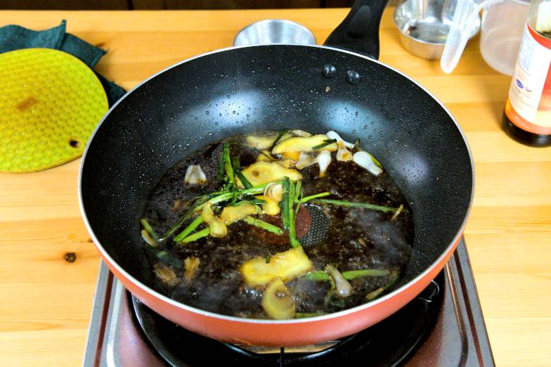 simple sauce for the steamed fish