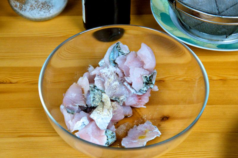 marinate the fish fillet pieces