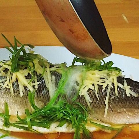 Cantonese steamed fish