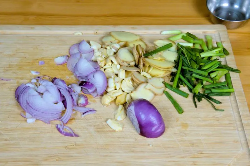 ingredients for seasoned soy sauce