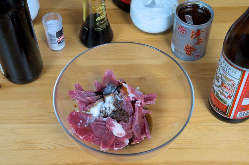 marinate the beef for the satay beef recipe