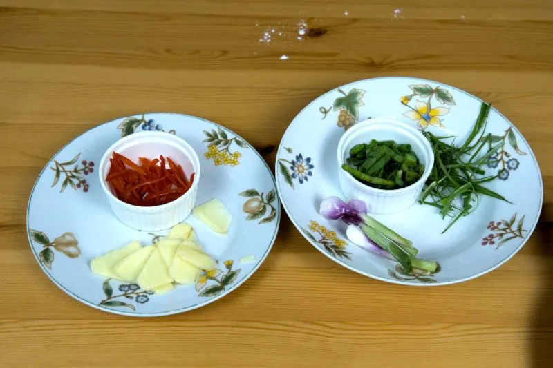 ingredients for the fish