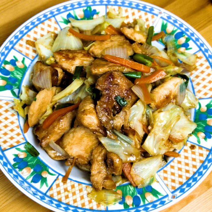 Easy Chicken & Cabbage Stir-Fry with BBQ Sauce