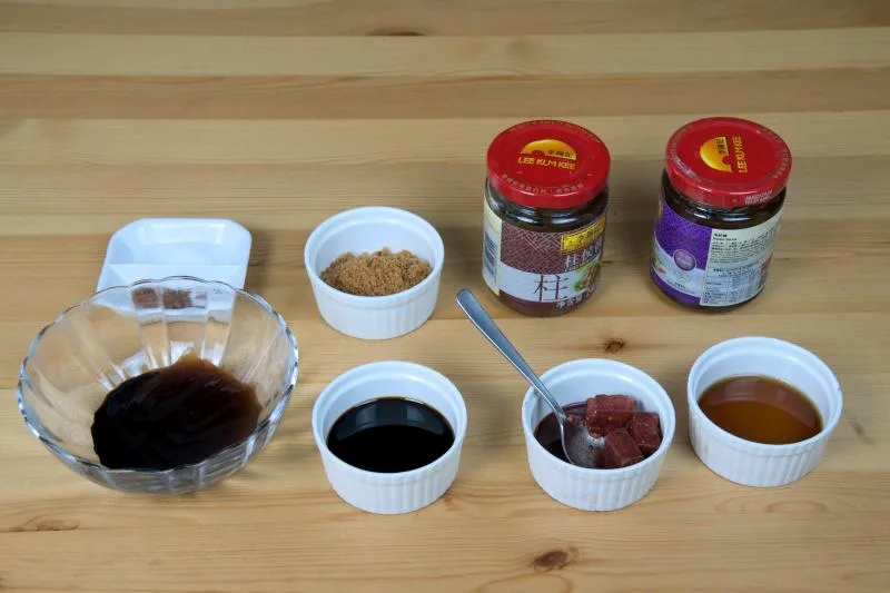 Ingredients to Make Char Siu Sauce