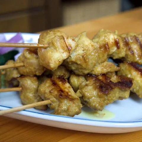 Malaysian Chicken Satay & Peanut Sauce