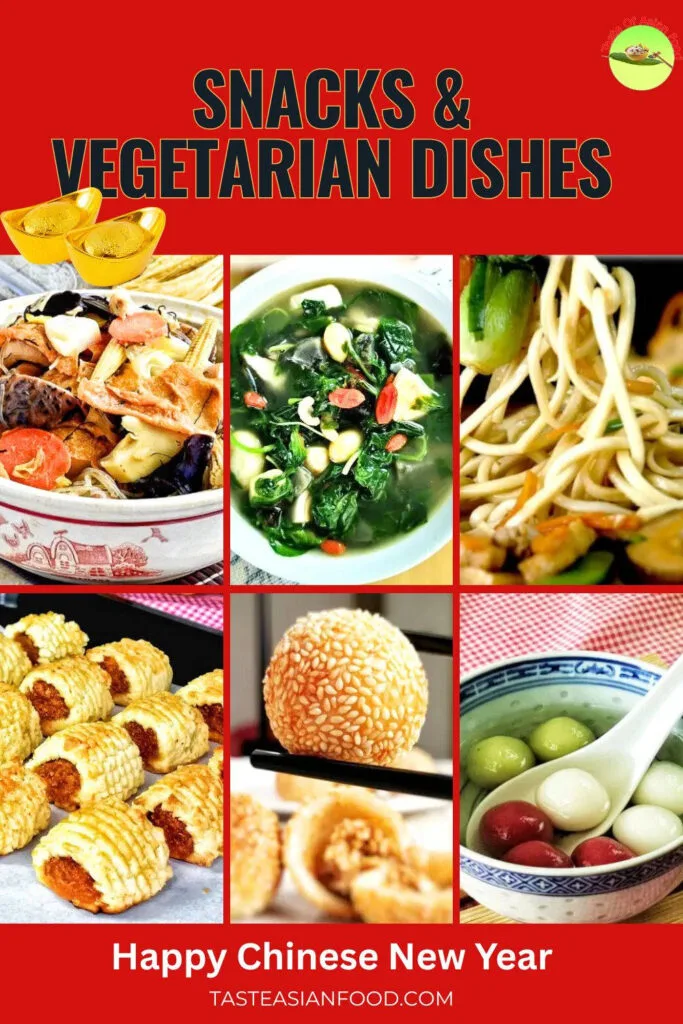 Chinese New Year Snacks and Auspicious Vegetarian Dishes